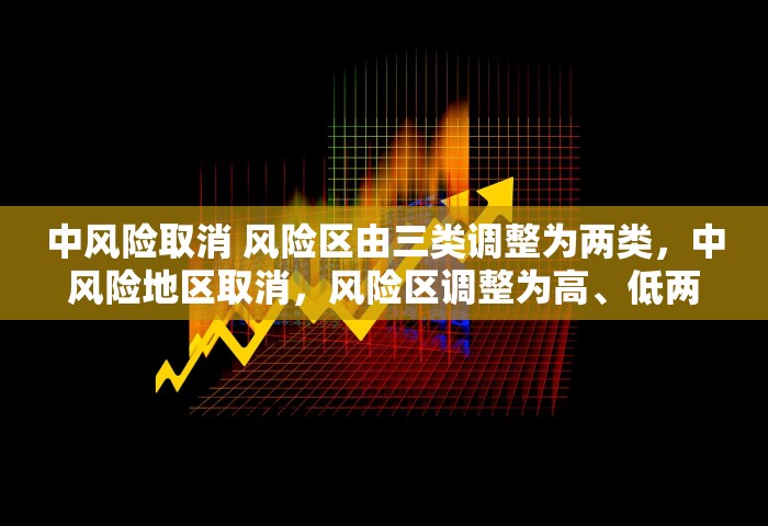 中风险取消 风险区由三类调整为两类，中风险地区取消，风险区调整为高、低两类