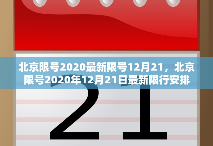 北京限号2020最新限号12月21	，北京限号2020年12月21日最新限行安排