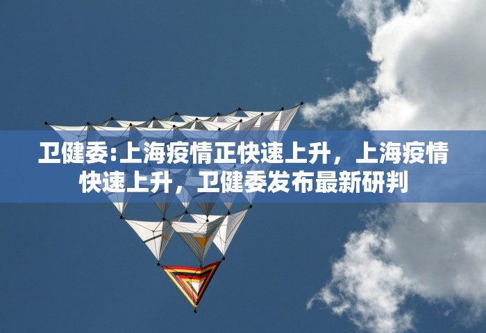 卫健委:上海疫情正快速上升	，上海疫情快速上升，卫健委发布最新研判