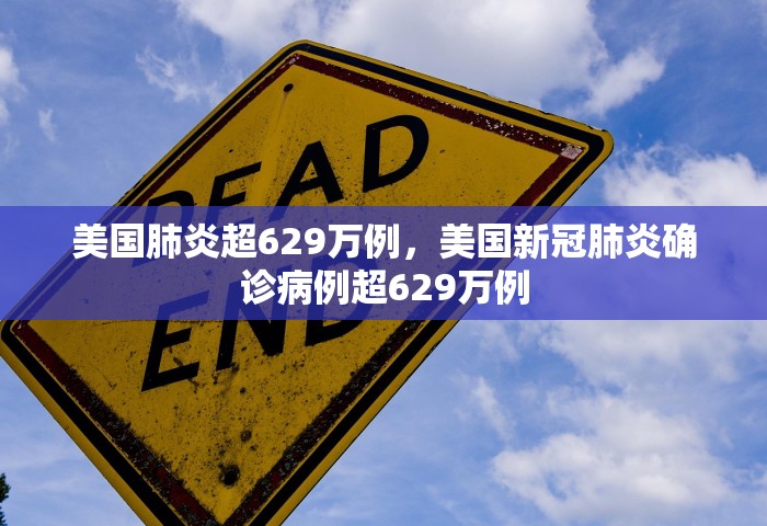 美国肺炎超629万例	，美国新冠肺炎确诊病例超629万例