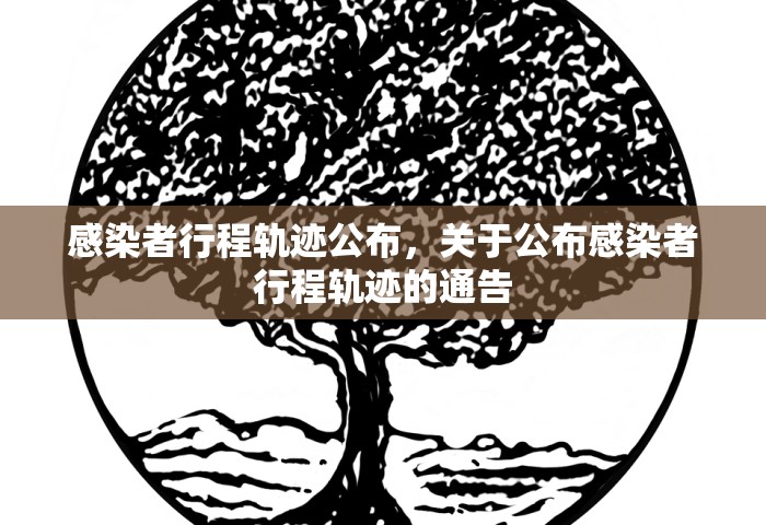 感染者行程轨迹公布，关于公布感染者行程轨迹的通告